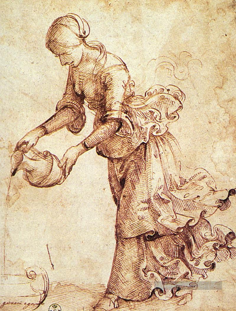 Etude 1 Renaissance Florence Domenico Ghirlandaio Peintures à l'huile